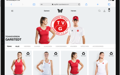 TVG Vereinsshop ist online